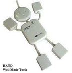 USB Hub with various USB devices connected