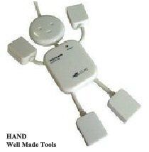 USB Hub with various USB devices connected