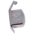 Magnetic seam guide positioned on a sewing machine plate