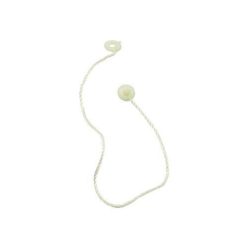 Easy and Fast to Attach Hang Tag, Nylon String Round Snap Lock 20 cm 1000pcs, Cream