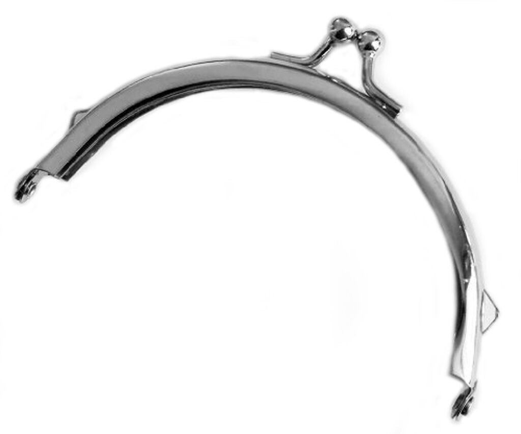 F03 Arched Half Moon Purse Frame with clasp lock