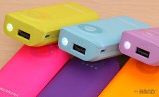 Power bank in use with a tablet and camera