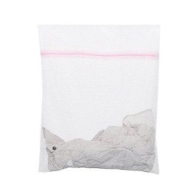 Laundry mesh bag filled with socks for washing