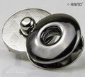 Five sets of 16mm eyelet style magnetic buttons in silver.