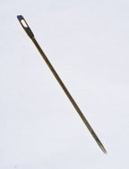 Close-up of the needle showing the opening and body diameter.