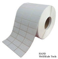 Roll of 5000 smooth white rectangular labels, 32x19mm