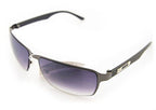 Sunglasses displayed on a flat surface with a neutral background.