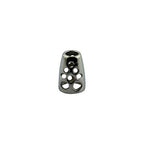 Various uses of silver tone cord ends on bags and jog pants.
