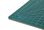 Close-up of the cutting mat's self-sealing surface