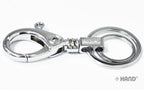 Key rings shown with various small items for organisation.