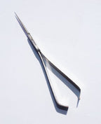 Different angles of the 12cm fabric picker tweezers and awl tool