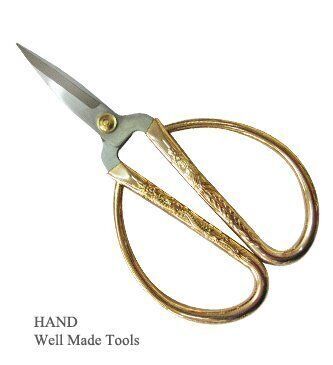 5" stainless steel domestic scissors on a white background.