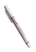 Two eraser pens for water soluble markers on a white background.