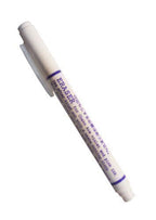 Two eraser pens for water soluble markers on a white background.