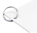Tough steel binding rings with nickel plating for durability
