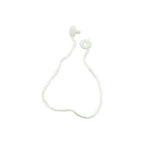 Easy and Fast to Attach Hang Tag, Nylon String Round Snap Lock 20 cm 1000pcs, White