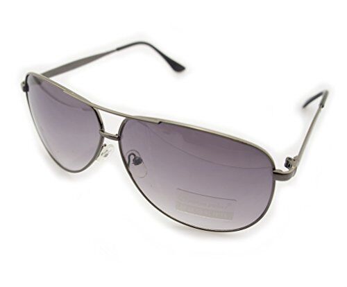 8132 Unisex Aviator Sunglasses - Metal Frame - Width at Temples 132 mm - 100% UV400 Protection