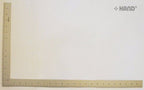 Ruler placed on a pattern making table