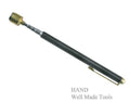 Telescopic magnetic pick up tool extended to 24 inches