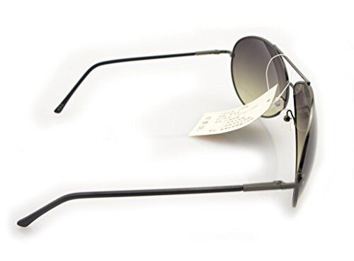 665 Unisex Aviator Sunglasses - Metal Frame - Width at Temples 140 mm - 100% UV400 Protection