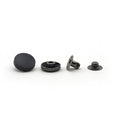 Pack of 20 black plastic press studs displayed together.