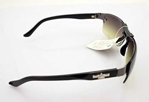 Back view highlighting the arm length of the sunglasses.