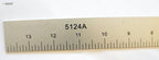Close-up of the 24x14 inch aluminium ruler