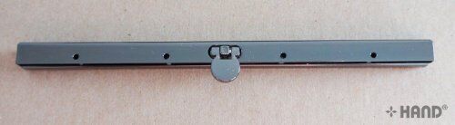 Side view showcasing the dimensions of the coin purse frame.