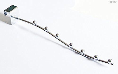30cm sloping display arm with 7 balls for slatwall