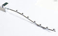 30cm sloping display arm with 7 balls for slatwall