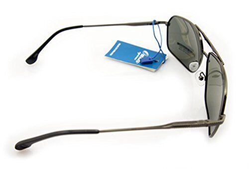 Side view showcasing the arm length of the sunglasses.