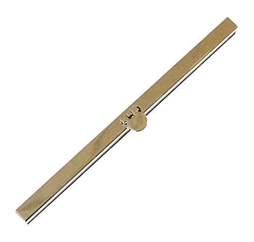 Polished silver tone slim purse frame with clip lock