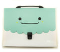 Smiley face design A4 concertina document wallet case