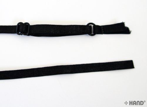 Black Elastic Bra Shoulder Strap - 50 Pairs