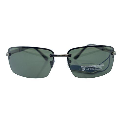 Unisex HD sunglasses with gunmetal frames and grey lenses.