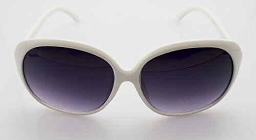 Sunglasses on a flat surface highlighting the lens size.