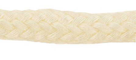 10 metres of white cord coiled neatly