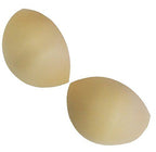 Nude colour push up bra pads displayed on a white background.