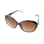 Brown ladies fashion sunglasses with large frame