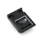 Embroidery magnifier glass in use for fabric inspection