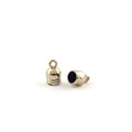Pack of 25 small gold bell shaped trims for embellishments