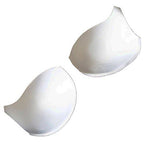 Two pairs of XL white sew-in push up bra pads displayed.