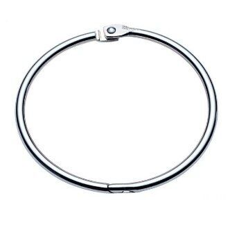 Easy-to-use hinged binding rings for organising papers and keys