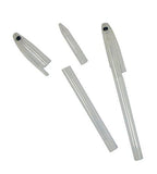 Clear Mark silver lead holder with transparent barrel and clip.