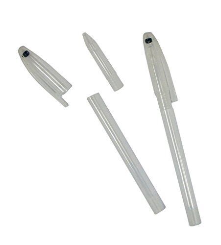 Clear Mark silver lead holder with transparent barrel and clip.