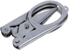 No.333 travel folding safety metal scissors in a closed position.