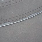 Ruler with visible bubbles and glue marks but fully functional.