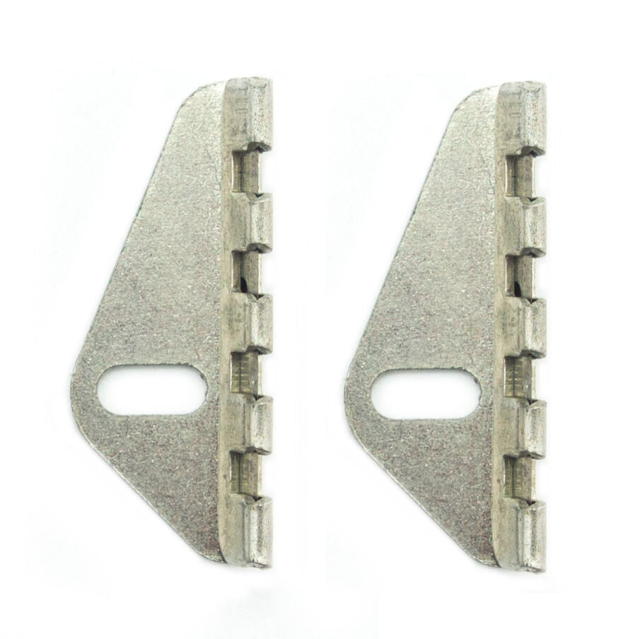 Angled industrial sewing machine thread cutter, 3.5cm size.