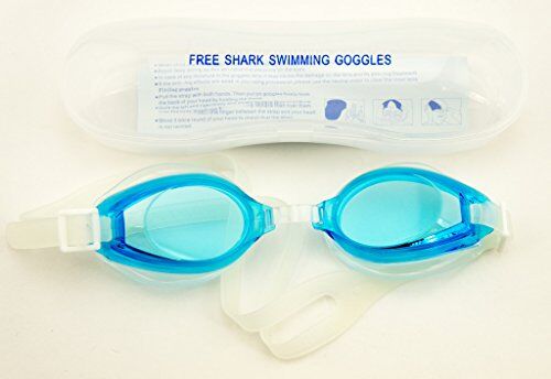 YG-7008 Sky Blue Swimming Goggles - Ergonomic Design with 100% U.V. Protection and Anti-Fog Coating