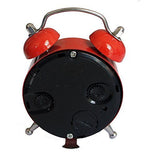 Side view of the Red Soldier alarm clock showcasing its design